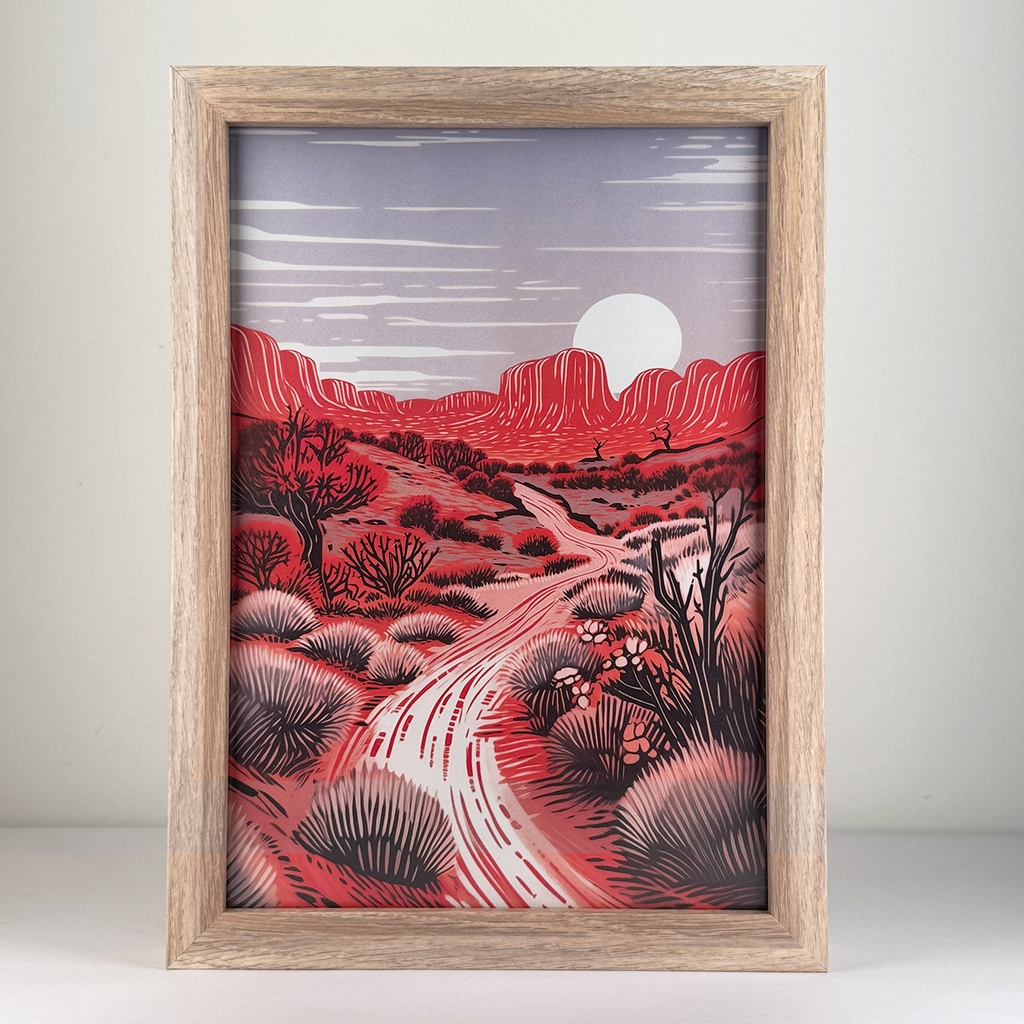 Label Artwork A4 Art Print